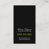 BOLD NAIL TECHNICIAN VISITEKAARTJE (Achterkant)