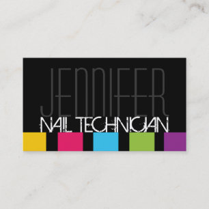 Bold Nail Technician Visitekaartje