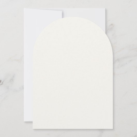 Bold Names Arch Charcoal Wedding Kaart (Achterkant)