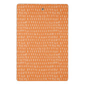 Bold Navy Rust Abstract Classy Botanical Monogram Mini Klembord (Achterkant)