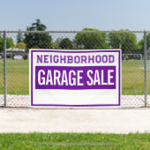 Bold Neighborhood Garage Sale Banner (Insitu)