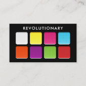 Bold Neon Eyeshadow Pallete Make-up Artist Visitekaartje (Voorkant)