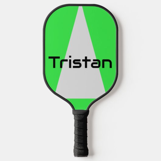 Bold Neon Masculine Pickleball Paddle (Voorkant)