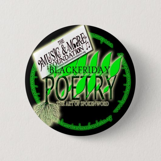 BOLD.NEW.POETS.button Ronde Button 5,7 Cm (Voorkant)