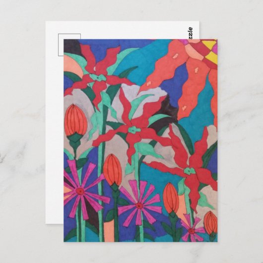 Bold Night Garden Briefkaart (Voorkant / Achterkant)