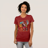 Bold Notes, Wild Hart – Saxofoon Meisje T-shirt (Voorkant volledig)