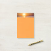 Bold Ocean Sunset Post-it® Notes (Op bureau)