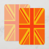 Bold Oranje Union Jack British Flag Swag (Voorkant / Achterkant)