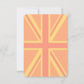 Bold Oranje Union Jack British Flag Swag (Achterkant)