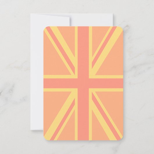 Bold Oranje Union Jack British Flag Swag (Achterkant)