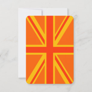 Bold Oranje Union Jack British Flag Swag