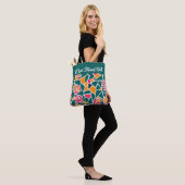 Bold Outline Rose Love - Let love stand out Tote Bag (Op model)