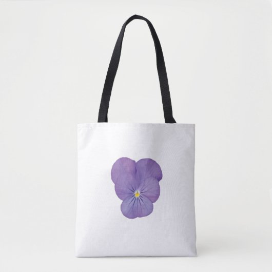 Bold Pansy Bloom Canvas tas (Voorkant)