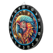 Bold Parrot Dartboard voor Game Rooms Dartbord (Voorkant Rechts)