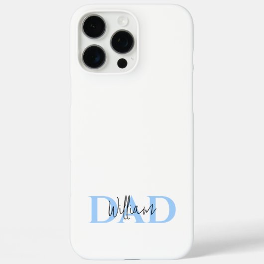 Bold Pastel DAD | Modern Vaderdag cadeau Case-Mate iPhone Case (Achterkant)