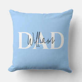 Bold Pastel DAD | Modern Vaderdag cadeau Kussen