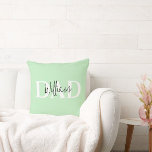 Bold Pastel DAD   Modern Vaderdag cadeau Kussen