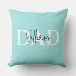 Bold Pastel DAD | Modern Vaderdag cadeau Kussen