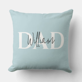 Bold Pastel DAD | Modern Vaderdag cadeau Kussen