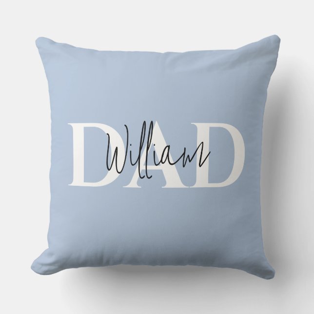 Bold Pastel DAD | Modern Vaderdag cadeau Kussen (Voorkant)