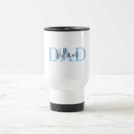 Bold Pastel DAD | Modern Vaderdag cadeau Reisbeker