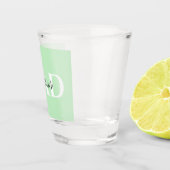 Bold Pastel DAD | Modern Vaderdag cadeau Shot Glas (Rechts)