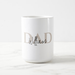 Bold Pastel DAD Mok   Modern Vaderdag cadeau