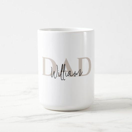 Bold Pastel DAD Mok | Modern Vaderdag cadeau (Center)