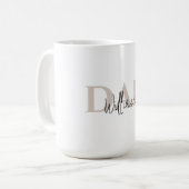 Bold Pastel DAD Mok | Modern Vaderdag cadeau (Voorkant links)