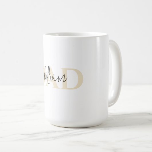 Bold Pastel DAD Mok | Modern Vaderdag cadeau (Voorkant rechts)