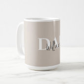 Bold Pastel DAD Mok | Modern Vaderdag cadeau (Voorkant links)