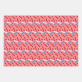 Bold Patriotic Stars Sprinkles Inpakpapier Vel (Voorkant 2)