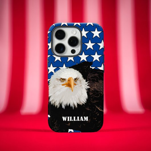 Bold Patriottische Bald Eagle USA Pride Modern Ame Case-Mate iPhone Case
