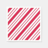Bold Peppermint Candy Cane Holiday Servetten (Voorkant)