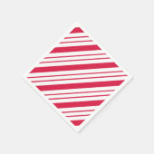 Bold Peppermint Candy Cane Holiday Servetten (Hoek)