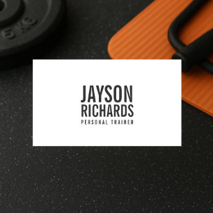 Bold Personal Trainer Visitekaartje