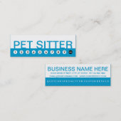 bold PET SITTER klantloyaliteit Klantenkaartje (Voorkant / Achterkant)