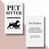 Bold Pet Sitter Visitekaartjes