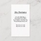 Bold Pet Sitter Visitekaartjes (Achterkant)