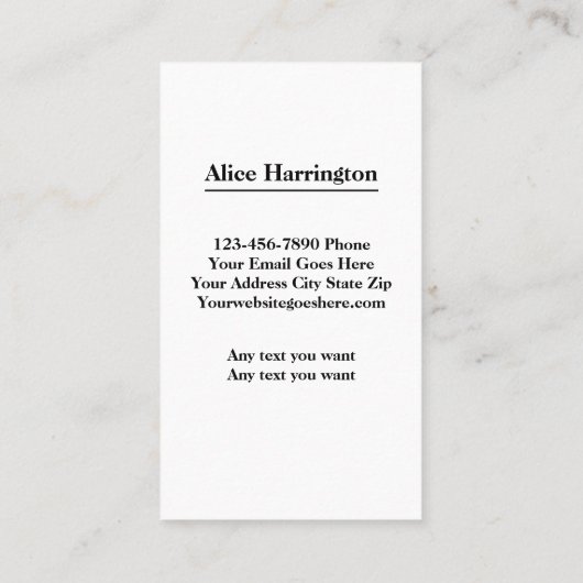 Bold Pet Sitter Visitekaartjes (Achterkant)