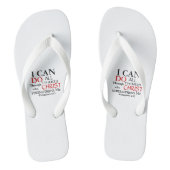 Bold PHILIPPIANS 4:13 Teenslippers (Voetbed)