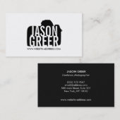 Bold Photographer Digital Camera Logo Fotografie Visitekaartje (Voorkant / Achterkant)