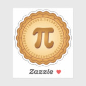 Bold Pi Sticker (Vel)