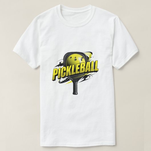 Bold Pickleball Graphic Shirt | Modern Sport Typog (Design voorkant)