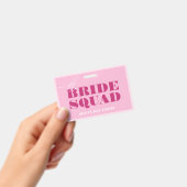 Bold Pink Bachelorette koopt de bride een Drink ba Badge (Handheld)