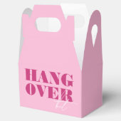 Bold Pink Bachelorette Weekend Hangover Kit Bedankdoosjes (Geopend)