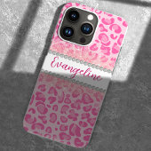 Bold Pink Leopard Print, Diamonds & Glitter Case-Mate iPhone Case