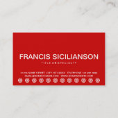 bold PIZZA klantenloyaliteitskaart Klantenkaartje (Achterkant)