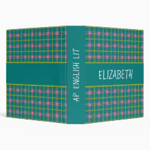 Bold Plaid 3 Ring Multomap