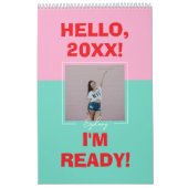 Bold Planner Aangepaste fotokalender Kalender (Hoes)